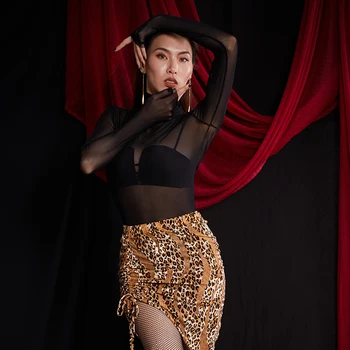 Latin Dance Tops Women Fashion Cha Cha Tango Salsa Samba Rumba Ballroom Practice Wear Transparent Performance Outfit DCC117 
Latin Dance Tops Women Fashion Cha Cha Tango Salsa Samba Rumba Ballroom Practice Wear Transparent Performance Outfit DCC117