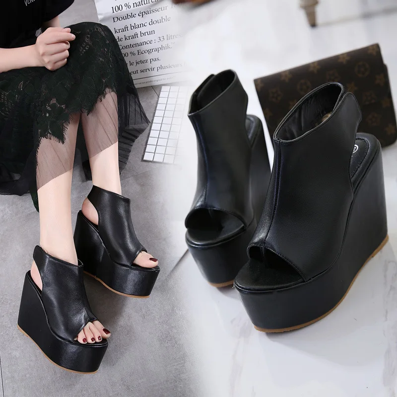 2017 New Style Europe And America-Style Ultra-High-Heel Slanted Heel Versatile WOMEN'S Shoes Waterproof Platform Thick Bottomed
2017 New Style Europe And America-Style Ultra-High-Heel Slanted Heel Versatile WOMEN'S Shoes Waterproof Platform Thick Bottomed