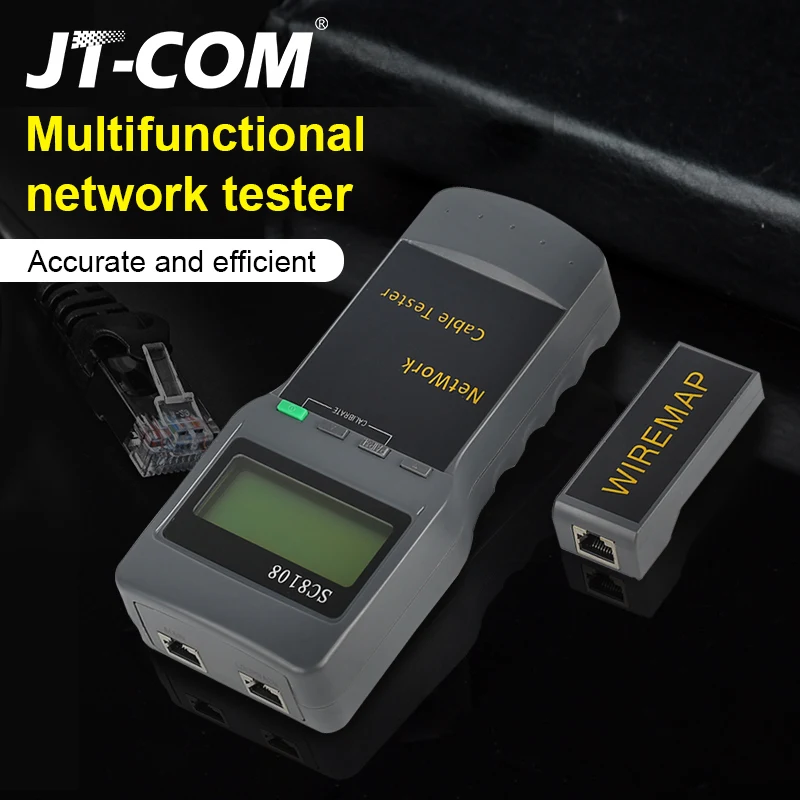 Brand New SC8108 LCD Network Tester Meter Portable LAN Phone Cable Tester Meter With LCD Display RJ45
Brand New SC8108 LCD Network Tester Meter Portable LAN Phone Cable Tester Meter With LCD Display RJ45