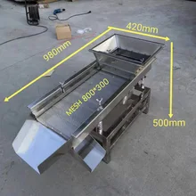 220V Linear Vibration Sieve Screen 30*80cm Stainless Steel Vibration Separator for Particle Screening and Grading Double Motor
220V Linear Vibration Sieve Screen 30*80cm Stainless Steel Vibration Separator for Particle Screening and Grading Double Motor