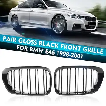 Car Kidney Grill Front Bumper 2 Slat Line Gloss Black Racing Grill For Bmw E46 Coupe Convertible M3 2 Door 1998 1999 2000 2001
Car Kidney Grill Front Bumper 2 Slat Line Gloss Black Racing Grill For Bmw E46 Coupe Convertible M3 2 Door 1998 1999 2000 2001