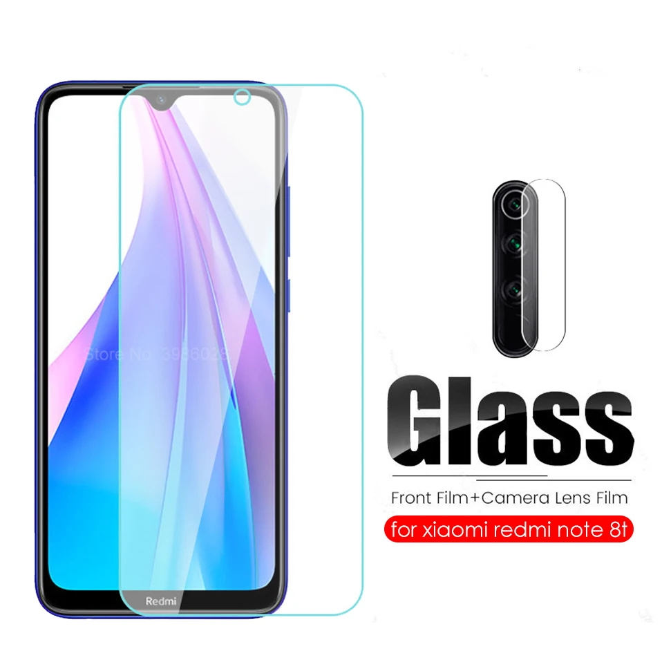 Защитное стекло для xiaomi 2 в 1 redmi note 8 t t8|Защитные стёкла и плёнки| |
