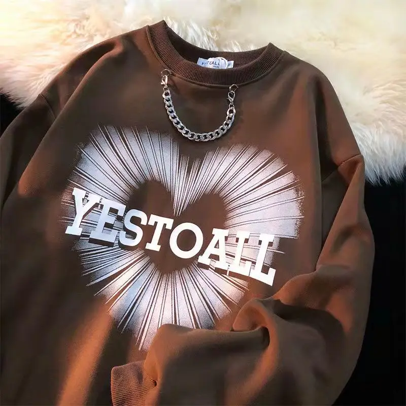 Green Love Hanging Chain Crewneck Sweatshirt Women Couple Student Sport Autumn Winter Long Sleeve Harajuku Hoodie Casual Clothes
Green Love Hanging Chain Crewneck Sweatshirt Women Couple Student Sport Autumn Winter Long Sleeve Harajuku Hoodie Casual Clothes