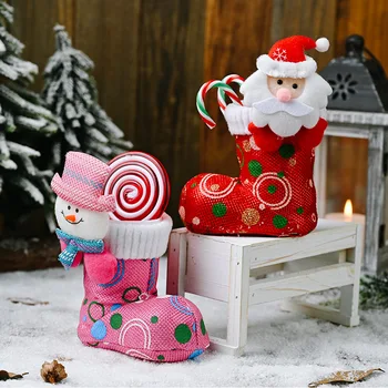 Funny Christmas Candy Boot Ornaments, Cartoon Bright Cloth Shoes Christmas Decoration Supplies for Home Hotel Shopping Mall
Funny Christmas Candy Boot Ornaments, Cartoon Bright Cloth Shoes Christmas Decoration Supplies for Home Hotel Shopping Mall