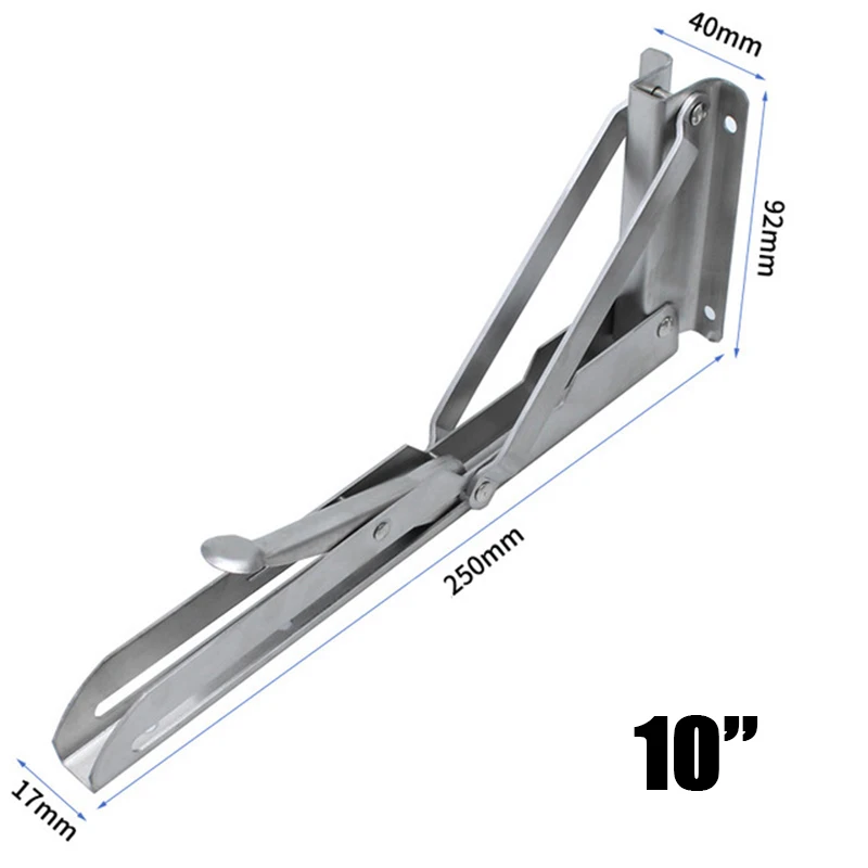 2Pcs/set Stainless Folding Collapsible Shelf Heavy Duty Bracket 8/10/12/14/16 Inch Home Building
2Pcs/set Stainless Folding Collapsible Shelf Heavy Duty Bracket 8/10/12/14/16 Inch Home Building