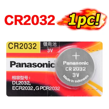 

1pcs Original PANASONIC CR2032 2032 3V High-Performance Button Batteries Suitable Supports Watch Calculator Free Shipping!