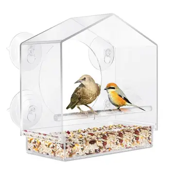 1 pcs Bird Feeder Durable Transparent Delicate Elegant Practical Feeding Device for Rest Pet Bird Feeding
1 pcs Bird Feeder Durable Transparent Delicate Elegant Practical Feeding Device for Rest Pet Bird Feeding