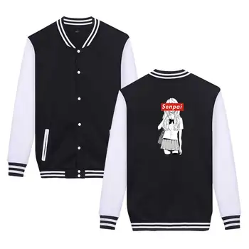 Anime Senpai Design Print Fleece Men's Jaclet Men Women Streetwear Funny Black Baseball jacket Man Winter Clothes
Anime Senpai Design Print Fleece Men's Jaclet Men Women Streetwear Funny Black Baseball jacket Man Winter Clothes