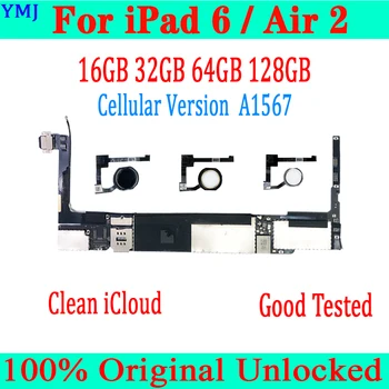 A1567 Cellular SIM 3G Version for ipad 6 Air 2 Motherboard with without touch id Original unlocked for Ipad 6 Logic board
A1567 Cellular SIM 3G Version for ipad 6 Air 2 Motherboard with without touch id Original unlocked for Ipad 6 Logic board