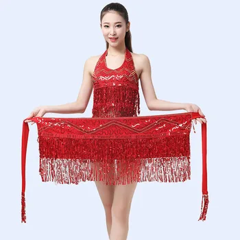 Belly Dance Sequins Fringe Skirt Stage Performance Belt Bead Lace Dance Costume Practice Waist Chain
Belly Dance Sequins Fringe Skirt Stage Performance Belt Bead Lace Dance Costume Practice Waist Chain