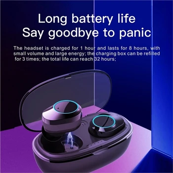 Mini Bluetooth Wireless EarphonesTWS G05 IPX6 Waterproof 300 Battery Capacity Touch Control
Mini Bluetooth Wireless EarphonesTWS G05 IPX6 Waterproof 300 Battery Capacity Touch Control