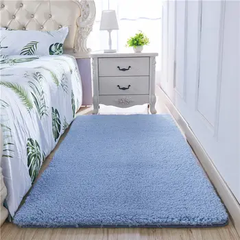 Thicken Soft Carpet Area Rug Long Hair Mat Shaggy Carpet For Home Decoration Supplies Modern Soft Foot Rug Doormat For Bedroom
Thicken Soft Carpet Area Rug Long Hair Mat Shaggy Carpet For Home Decoration Supplies Modern Soft Foot Rug Doormat For Bedroom