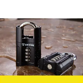 Four Digit Code Lock Yard Door Warehouse Anti-theft Full Package Half Big Padlock Black Waterproof Anti Rust
Four Digit Code Lock Yard Door Warehouse Anti-theft Full Package Half Big Padlock Black Waterproof Anti Rust