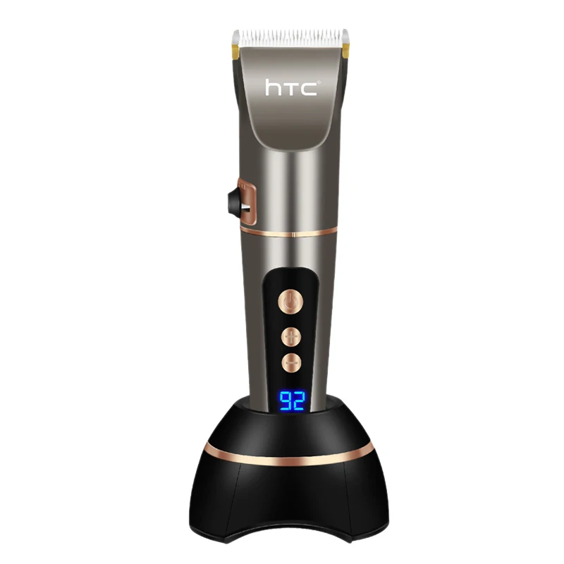 Htc Hair Clipper Cordless Clipper Titanium Alloy Ceramic Blade Knife Adjustable Gear Fine Tuning Electric Fader Applicable For
Htc Hair Clipper Cordless Clipper Titanium Alloy Ceramic Blade Knife Adjustable Gear Fine Tuning Electric Fader Applicable For