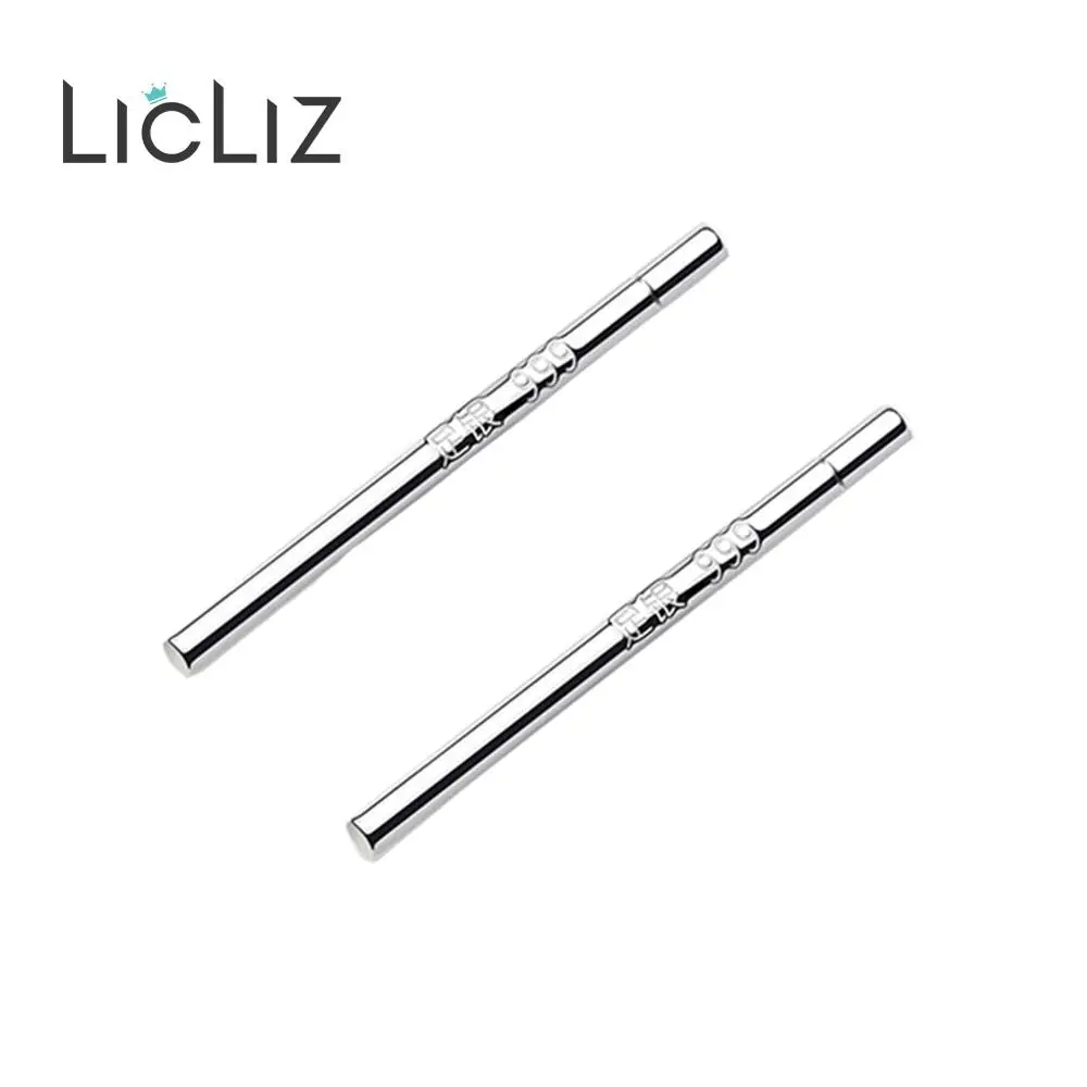 LicLiz 2019 New 999 Silver Simple Bar Stud Earrings for Women S999 Ear Stud Earring Jewelry Fine Purity Silver Brincos LE0486B
LicLiz 2019 New 999 Silver Simple Bar Stud Earrings for Women S999 Ear Stud Earring Jewelry Fine Purity Silver Brincos LE0486B