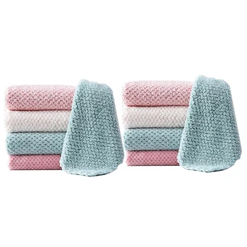 10 PCS Microfiber Cleaning Cloth Absorbent Kitchen Dish Bowl Washing Rag Towel Lint-free Plain Pineapple Dishwashing Cloth
10 PCS Microfiber Cleaning Cloth Absorbent Kitchen Dish Bowl Washing Rag Towel Lint-free Plain Pineapple Dishwashing Cloth