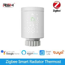 RSH Tuya ZigBee 3,0 Smart Heizkörper Antrieb Programmierbare Thermostatventil Temperatur Controller 2MQTT Setup Mit Alexa
RSH Tuya ZigBee 3,0 Smart Heizkörper Antrieb Programmierbare Thermostatventil Temperatur Controller 2MQTT Setup Mit Alexa
