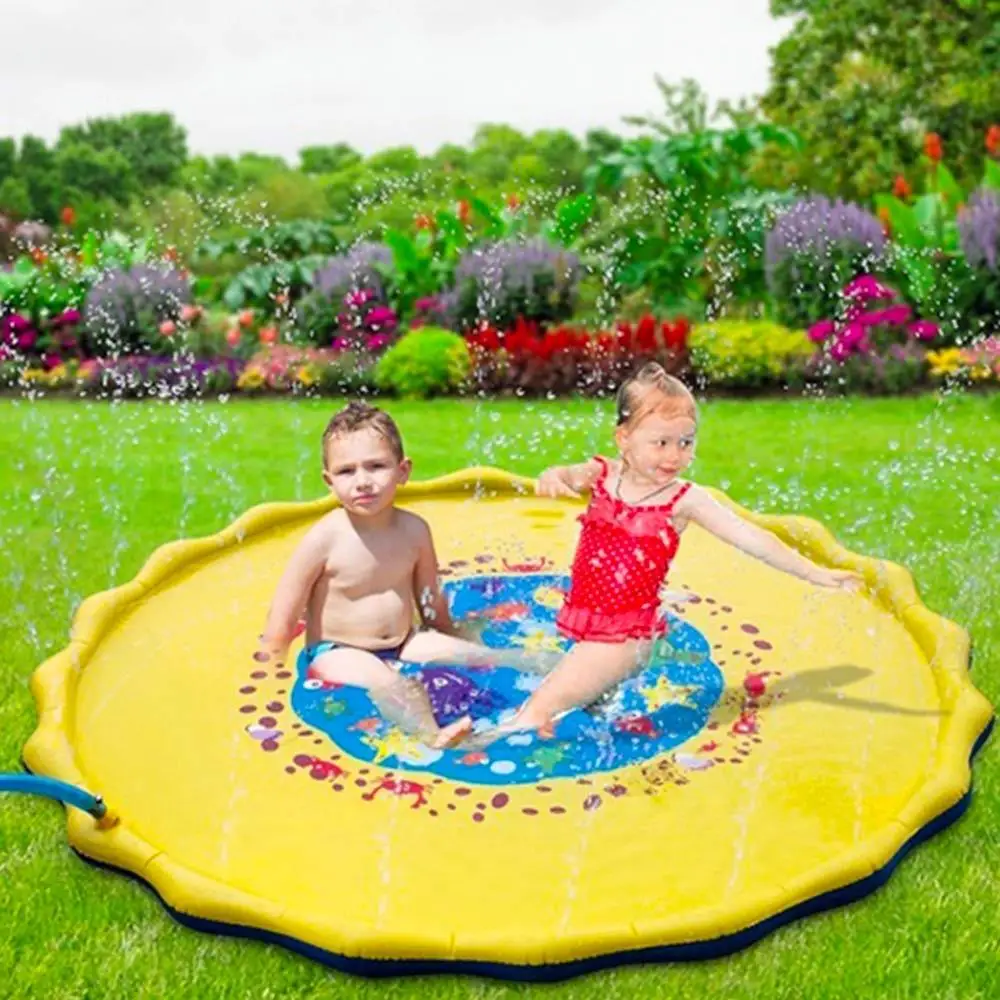 170cm Play Water Mat Swiming Pool Game Summer Inflatable Spray Water Cushion Family PVC Pat Lawn Games Pad Garden
170cm Play Water Mat Swiming Pool Game Summer Inflatable Spray Water Cushion Family PVC Pat Lawn Games Pad Garden