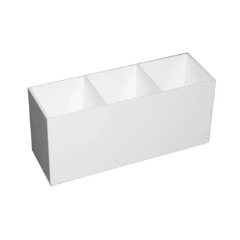 3 Slot Cosmetics Brush Storage Case Acrylic Solid Color Makeup Tools Holder Organizer Box Durable Makeup Tool White
3 Slot Cosmetics Brush Storage Case Acrylic Solid Color Makeup Tools Holder Organizer Box Durable Makeup Tool White