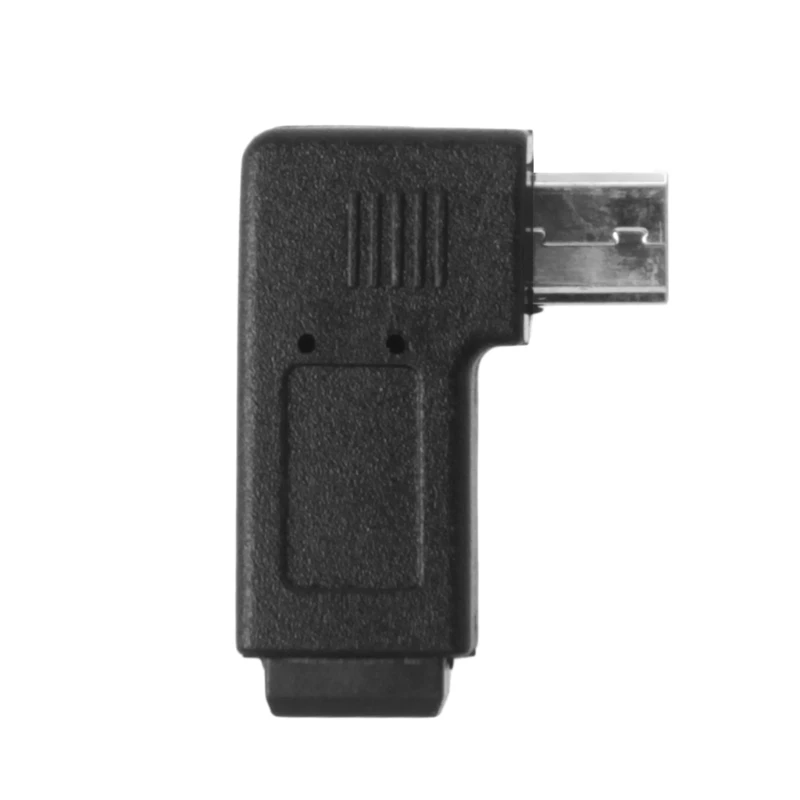 90 Degree Left Right Angle Mini USB 5Pin Female To Micro USB Male Data Sync Adapter Converter
90 Degree Left Right Angle Mini USB 5Pin Female To Micro USB Male Data Sync Adapter Converter