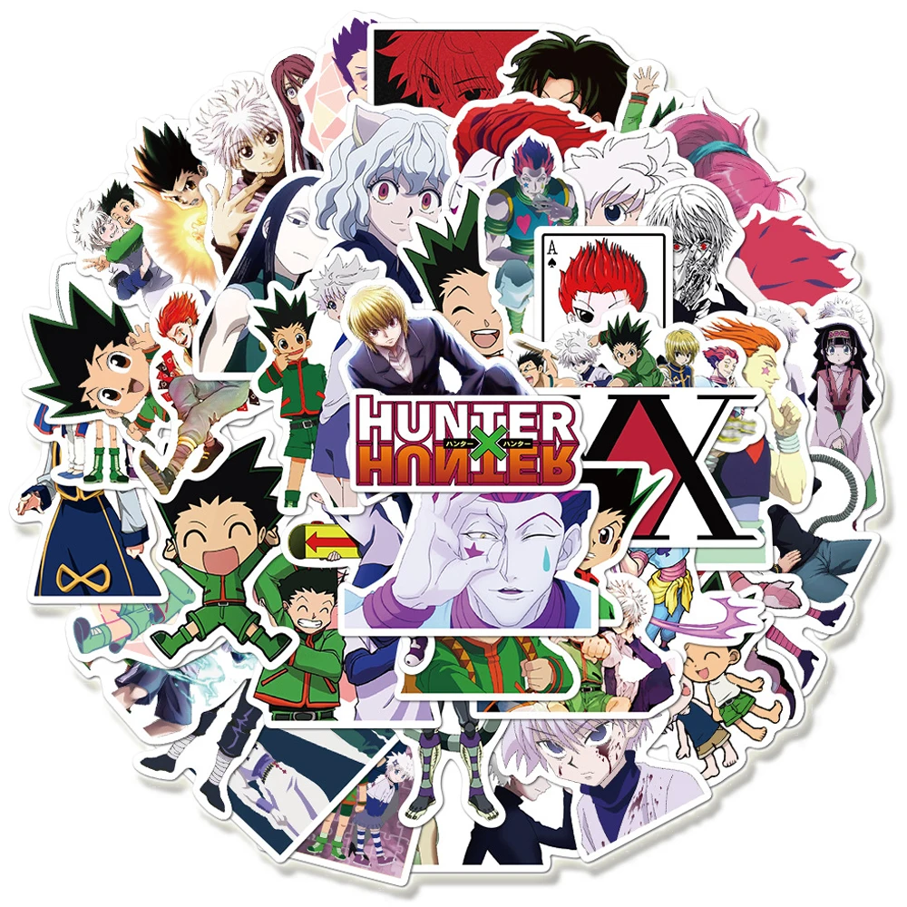 10/50 шт./упак. Hunter X наклейки Аниме граффити для ноутбука мотоцикла велосипеда