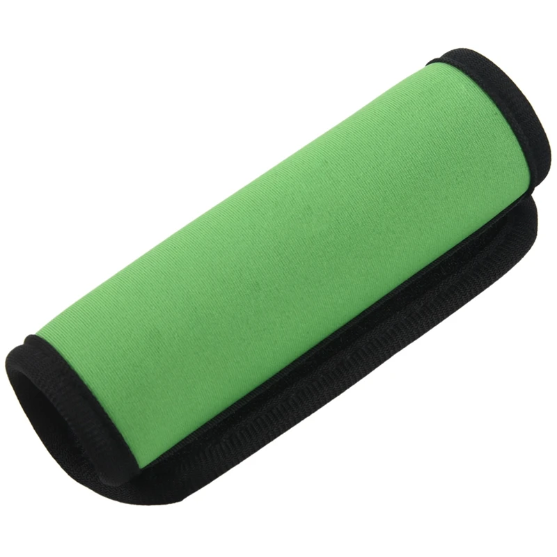 Travelling Luggage Suitcase Handle Comfort Wraps Identifier Tags Green |