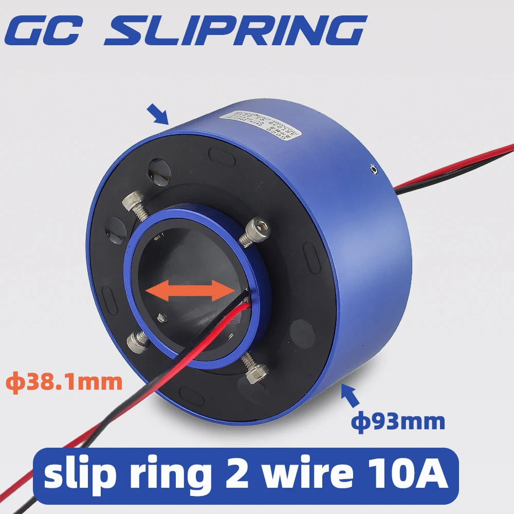 GCSLIPRINGslipring conductive slip ring through hole 38.1mm2 wire 10A slip ring brush collector ring
GCSLIPRINGslipring conductive slip ring through hole 38.1mm2 wire 10A slip ring brush collector ring
