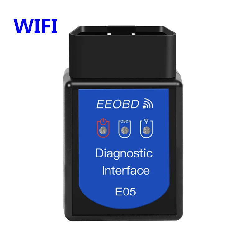 E05 Elm327 OBD2 WIFI Car Diagnostic Interface Tool Scanner Automotriz For Android/IOS OBDII Adapter Code Reader Car Decor
E05 Elm327 OBD2 WIFI Car Diagnostic Interface Tool Scanner Automotriz For Android/IOS OBDII Adapter Code Reader Car Decor
