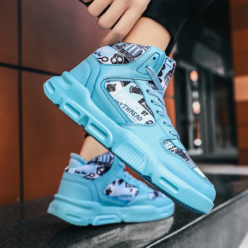 Men Casual Shoes New Lace-up Trend High top Outdoor Fitness Shoes Men Fashion Sneakers Classic Damping Shoes Men Vulcanize Shoes
Men Casual Shoes New Lace-up Trend High top Outdoor Fitness Shoes Men Fashion Sneakers Classic Damping Shoes Men Vulcanize Shoes