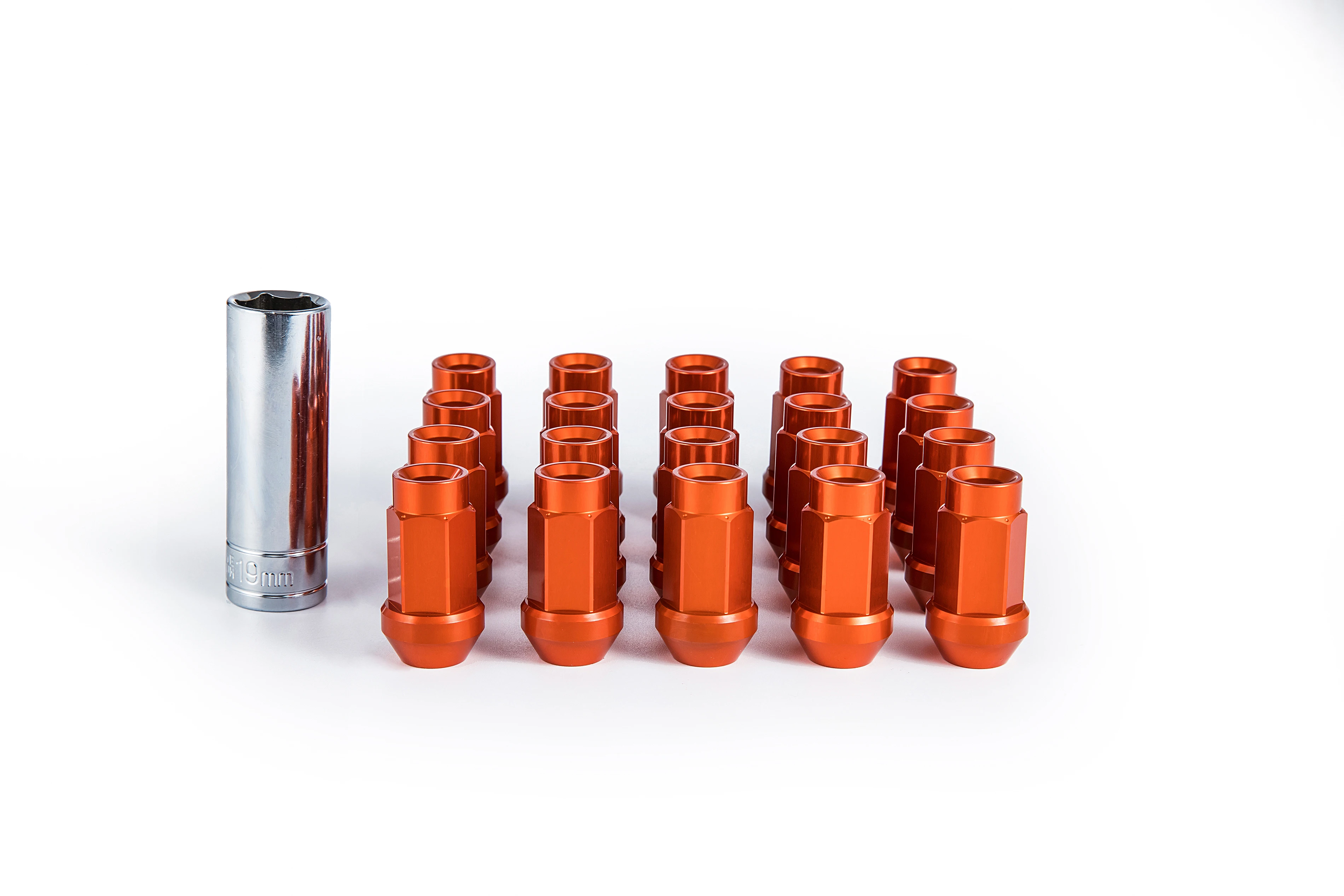 M12 * 1.5 / 1.25 M14 * 1.5 Length 50mm Cold Forged 7075-T6 Aluminum End. Wheel Lug Nut for Racing Car
M12 * 1.5 / 1.25 M14 * 1.5 Length 50mm Cold Forged 7075-T6 Aluminum End. Wheel Lug Nut for Racing Car