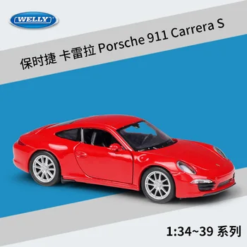 Welly 1:36 Simulation Model Car Toy For Porsche 911 Carrera S Alloy Car Toy Model with Pull back function original box For kid 
Welly 1:36 Simulation Model Car Toy For Porsche 911 Carrera S Alloy Car Toy Model with Pull back function original box For kid