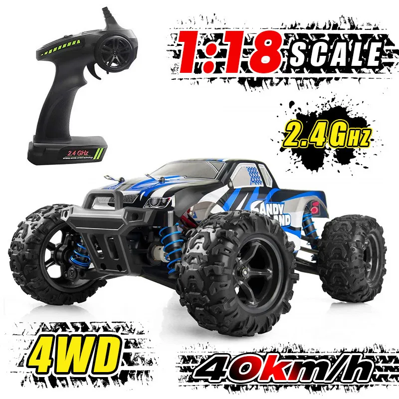 9300 Remote Control Car 1:18 Scale 2.4Ghz Radio 4WD Fast 30+ MPH RC Terrain Vehicle Electric Off Road Racing Truck
9300 Remote Control Car 1:18 Scale 2.4Ghz Radio 4WD Fast 30+ MPH RC Terrain Vehicle Electric Off Road Racing Truck
