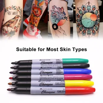 2019New 6PCS/Set Marker Pen Skin Markers Tattoo Piercing Pen Supplies Tool Body Art Tattoo Accessories Office School Supplies
2019New 6PCS/Set Marker Pen Skin Markers Tattoo Piercing Pen Supplies Tool Body Art Tattoo Accessories Office School Supplies