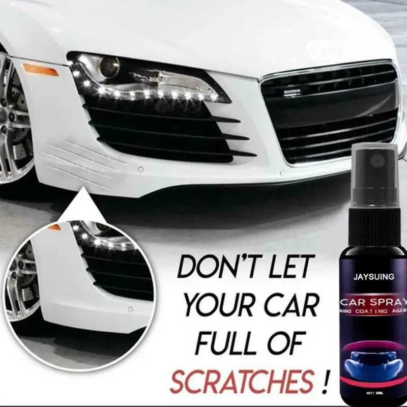 Фото 9H CarAnti-scratch Remover Spray Type Crystal Plating Liquid Ceramic Coating Lacquer Auto Paint Care Car Polish Cleaning | Автомобили и