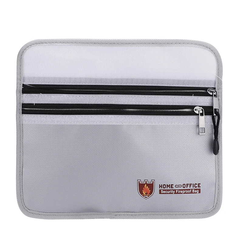 Fireproof File Storage Bag Double Zipper Seal Lid Display Water Resistant Placing Documents Folders Pouch Case
Fireproof File Storage Bag Double Zipper Seal Lid Display Water Resistant Placing Documents Folders Pouch Case