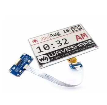 Waveshare 7.5Inch E-Ink Display HAT SPI Interface for Raspberry Pi 2B/3B/Zero W Three-Color:Red Black White
Waveshare 7.5Inch E-Ink Display HAT SPI Interface for Raspberry Pi 2B/3B/Zero W Three-Color:Red Black White