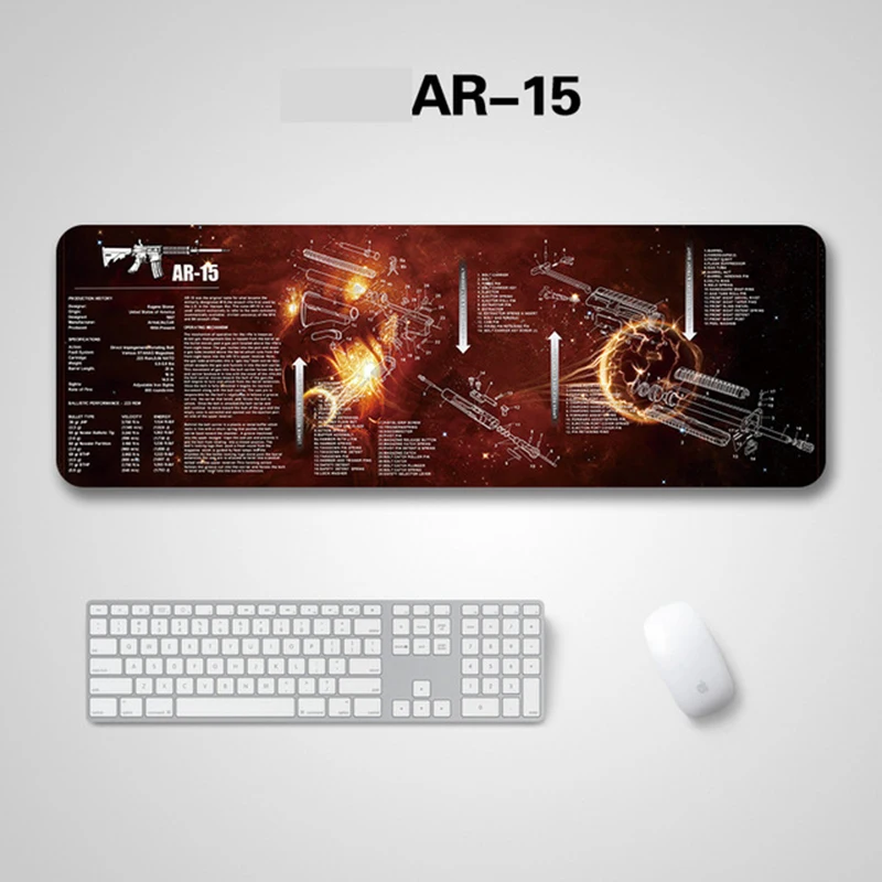 AR15 AK47 Rifle Cleaning Rubber Mat With Parts Diagram Instructions Gun Armorers Bench Mat Mouse Pad for Glock 1911
AR15 AK47 Rifle Cleaning Rubber Mat With Parts Diagram Instructions Gun Armorers Bench Mat Mouse Pad for Glock 1911
