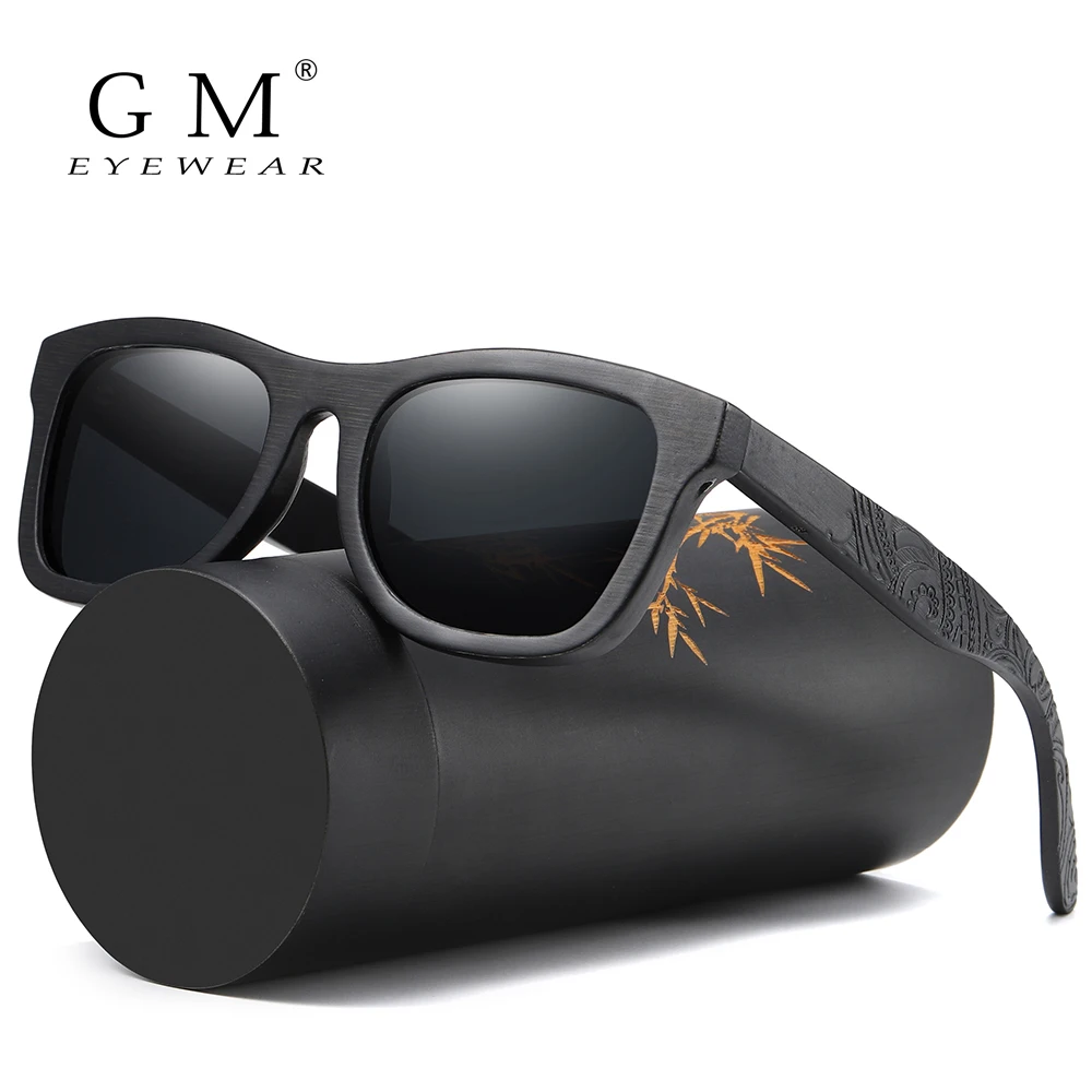 GM Wood Sunglasses Men Brand Designer Polarized Driving Bamboo Sunglasses Wooden Glasses Frames Oculos De Sol Feminino S1610B
GM Wood Sunglasses Men Brand Designer Polarized Driving Bamboo Sunglasses Wooden Glasses Frames Oculos De Sol Feminino S1610B