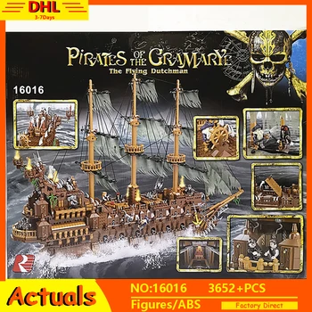 16016 Flying Dutchman Netherlands Ship Set Creator MOC Pirates of the Caribbean boat Building Blocks Bricks Model Kids Toys Gift
16016 Flying Dutchman Netherlands Ship Set Creator MOC Pirates of the Caribbean boat Building Blocks Bricks Model Kids Toys Gift