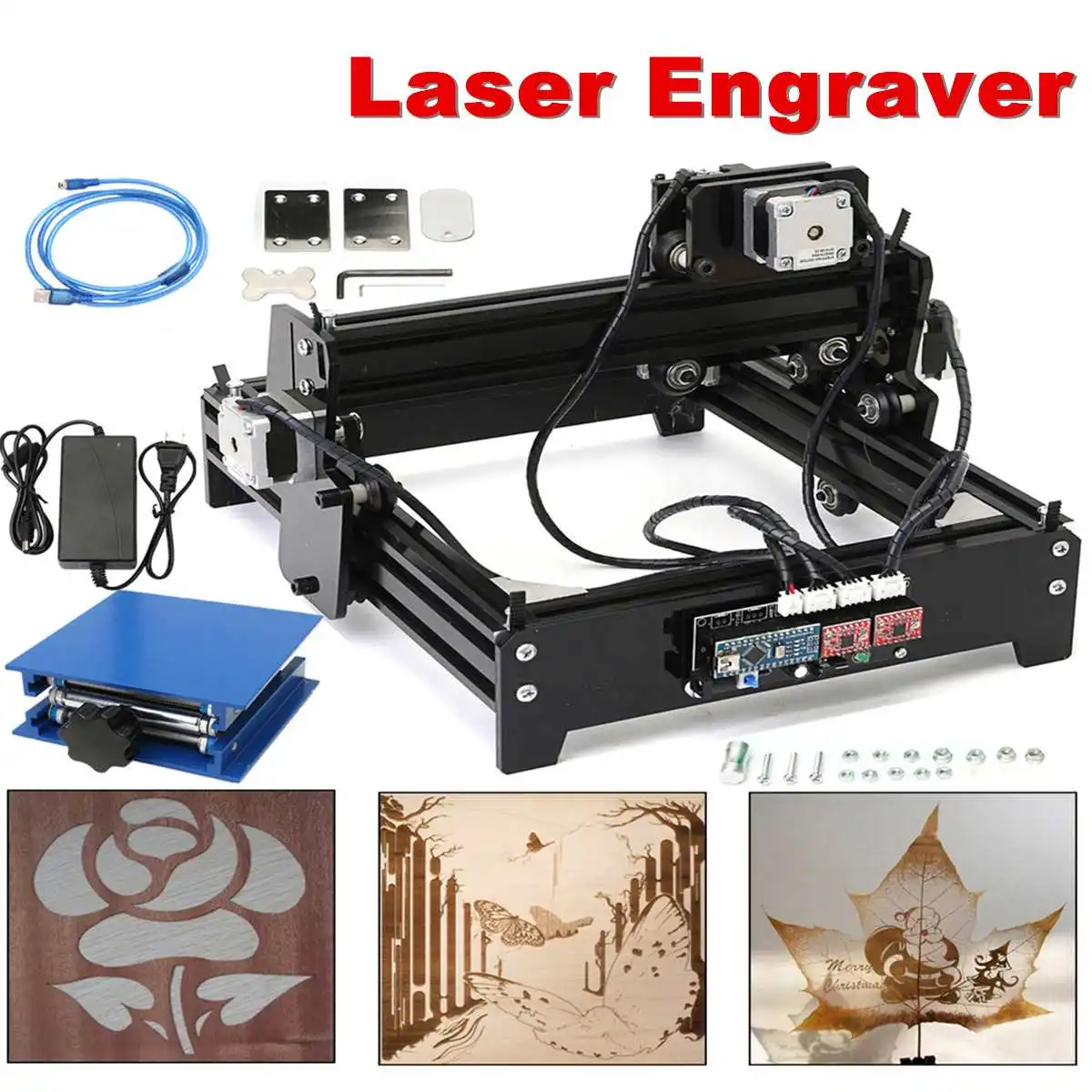 15W DIY Laser Engraver Machine USB Desktop Engraving Machine Wood Router Mini Marking Machine Advanced Toys 15000mw
15W DIY Laser Engraver Machine USB Desktop Engraving Machine Wood Router Mini Marking Machine Advanced Toys 15000mw