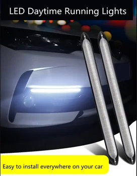 2pcs DRL Daytime Running Lights DC 12V White Amber Switch Turn Signal Light Parking Car Guide Lamp Sequential Lamp
2pcs DRL Daytime Running Lights DC 12V White Amber Switch Turn Signal Light Parking Car Guide Lamp Sequential Lamp