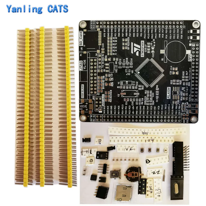 STM32F4 development board ARM Cortex M4 STM32F407VE VG 417VE VGT6 LQFP100 pin MCU controller chip Empty board Kit 1PCS YL-136
STM32F4 development board ARM Cortex M4 STM32F407VE VG 417VE VGT6 LQFP100 pin MCU controller chip Empty board Kit 1PCS YL-136