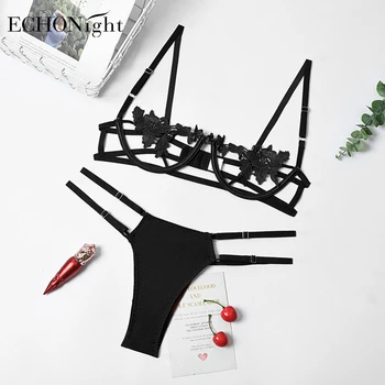 Echonight Lingerie Sexy Women's Underwear Set Transparent Bra Lingerie Set Sexy Lace Underwear Lenceria Brief Sets Wholesale 
Echonight Lingerie Sexy Women's Underwear Set Transparent Bra Lingerie Set Sexy Lace Underwear Lenceria Brief Sets Wholesale