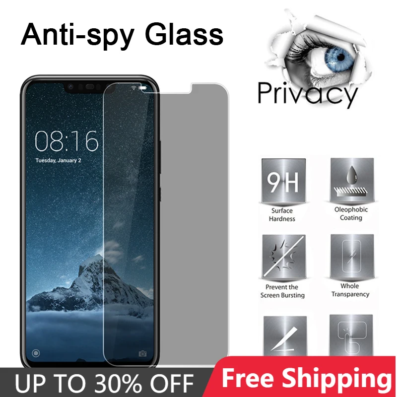 

Anti-Spy Full Anti Peep Screen Protector For Huawei P30 Lite P20 Pro 2019 Privacy Protection Glass For Huawie P20 Lite P30 Pro