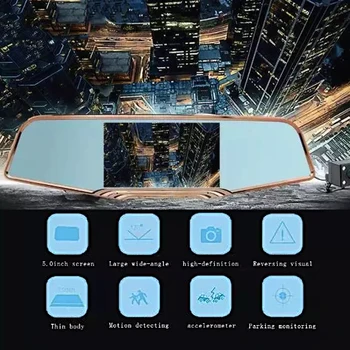 New 5 Inch For BLACKVIEW A8 Full HD DV 170 degree Car DVR Vehicle Traveling Date Recorder Car Dashboard Rearview Mirror Camera
New 5 Inch For BLACKVIEW A8 Full HD DV 170 degree Car DVR Vehicle Traveling Date Recorder Car Dashboard Rearview Mirror Camera