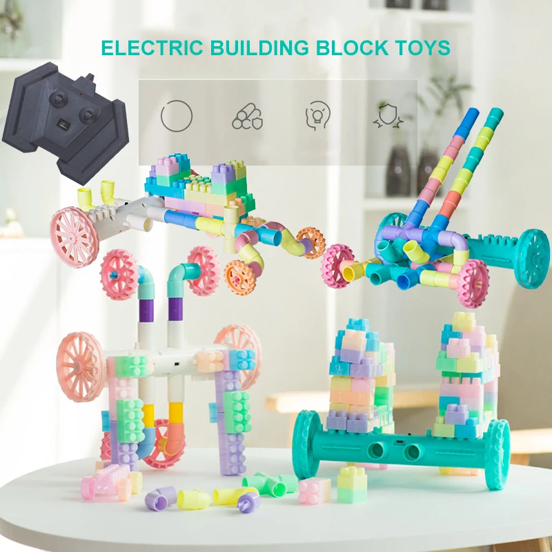 Early education puzzle remote control electric large particle pipeline building block snowflake smart stick assembly toy
Early education puzzle remote control electric large particle pipeline building block snowflake smart stick assembly toy
