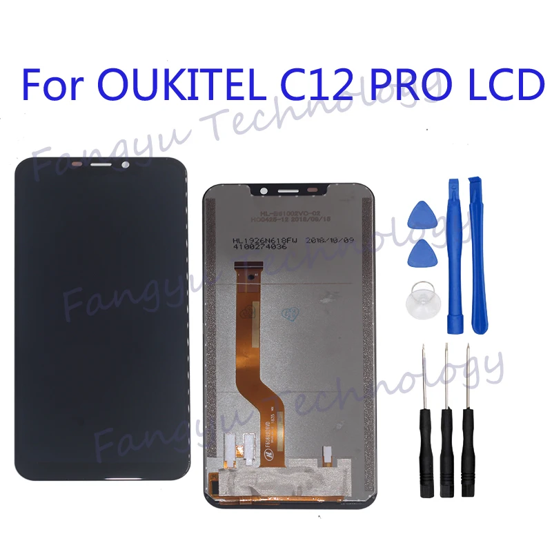 Original liquid crystal For OUKITEL C12 PRO LCD monitor touch screen test digitizer kit replacement C12Pro display + tools
Original liquid crystal For OUKITEL C12 PRO LCD monitor touch screen test digitizer kit replacement C12Pro display + tools