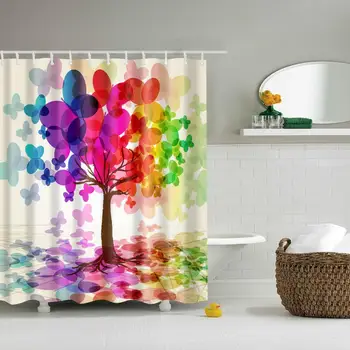Waterproof Thicken Polyester 3D Shower Curtain Tree with Colorful Balloons Mildew Proof Bath Tub Curtain with 12 pcs Hooks
Waterproof Thicken Polyester 3D Shower Curtain Tree with Colorful Balloons Mildew Proof Bath Tub Curtain with 12 pcs Hooks