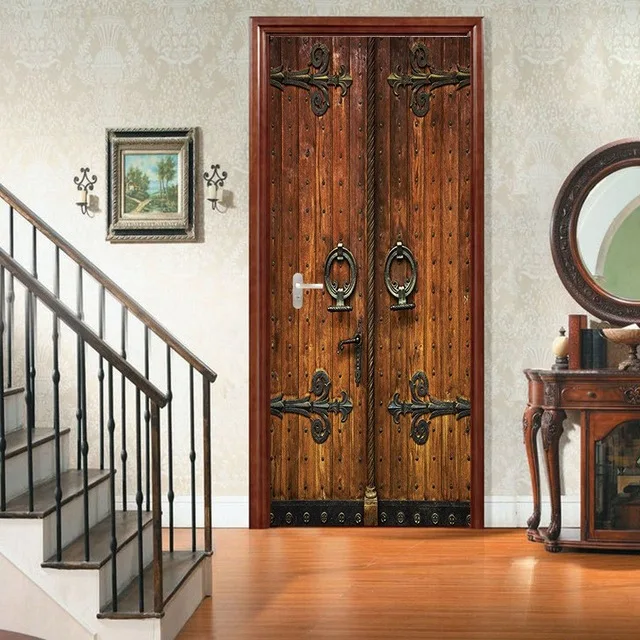 Sticker On The Door Self Adhesive Retro Wallpaper Diy Canvas Print Picture Wall Art Home Decor Mural Wardrobe Renovation Decal 
Sticker On The Door Self Adhesive Retro Wallpaper Diy Canvas Print Picture Wall Art Home Decor Mural Wardrobe Renovation Decal