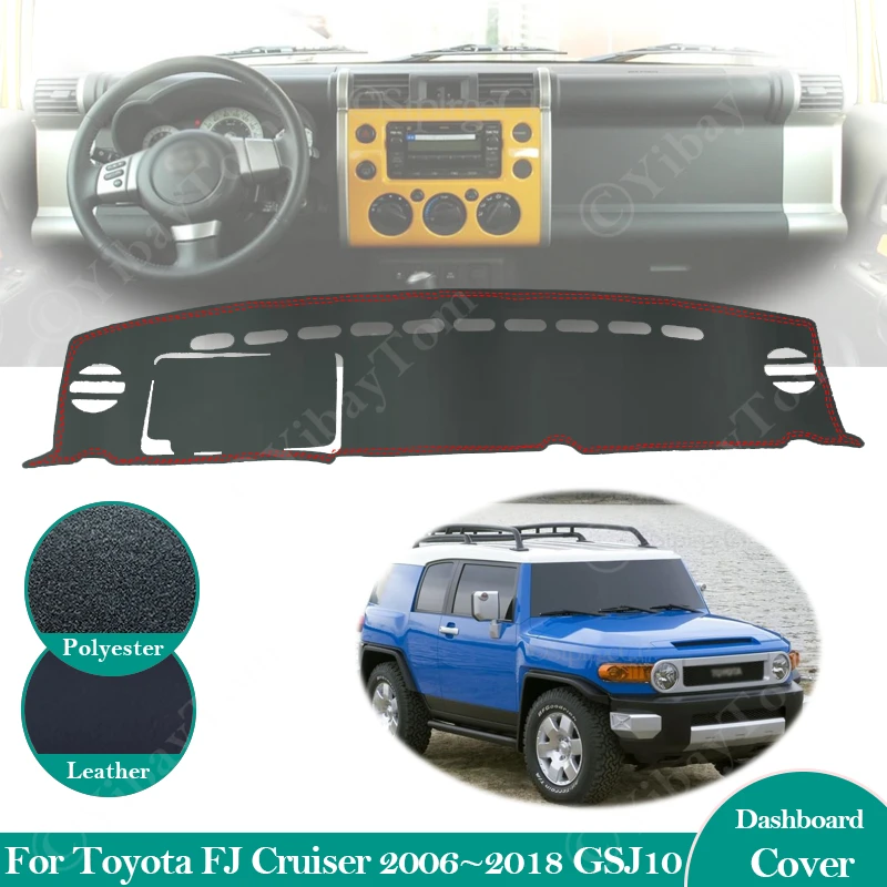 Нескользящий кожаный коврик для Toyota FJ Cruiser 2006 ~ 2018 GSJ10, накладка на приборную панель, Солнцезащитный ковер, коврик для приборной панели, Аксессуары для автомобилей 2017
Нескользящий кожаный коврик для Toyota FJ Cruiser 2006 ~ 2018 GSJ10, накладка на приборную панель, Солнцезащитный ковер, коврик для приборной панели, Аксессуары для автомобилей 2017